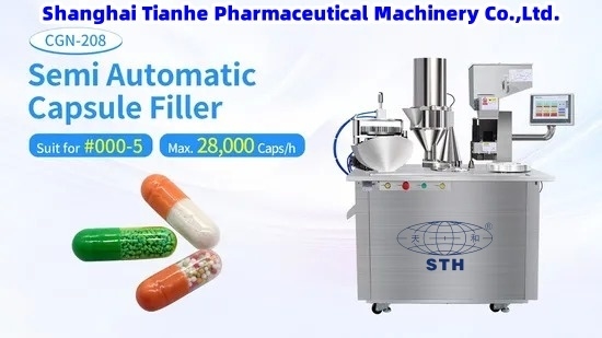 Cina TIANHE Semi Otomatis Hard Gel Kapsul Penuh Semi Otomatis Kapsul Penuh Mesin pemasok