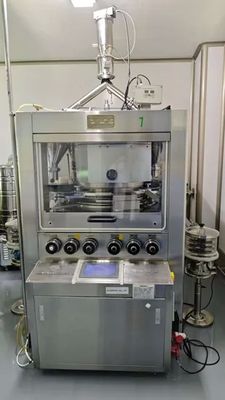 Cina GZP55 High Speed Rotary Tablet Press Machine with 100kN Main Pressure 20kN Pre-Pressure and 396000PCS/H Production Capacity pemasok