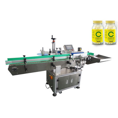 Cina TIANHE Self Adhesive Sticker Anggur Botol Bulat Mesin Pelabelan Otomatis pemasok