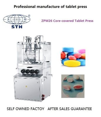 Cina 80KN Otomatis Rotary Tablet Press Machine Inti Tertutup 21840pcs / H pemasok