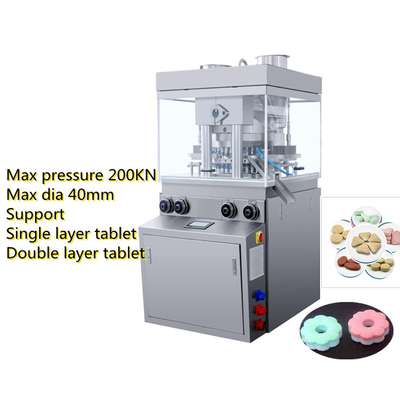 Cina 200KN Multifungsional rotary tablet press machine Tablet effervescent pemasok