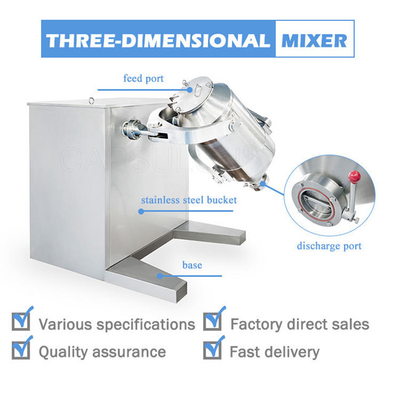 TIANHE 3-Dimensional Powder / Granule Farmasi Pengolahan Mesin Campuran pemasok