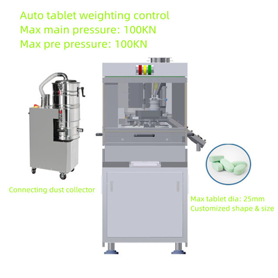 TIANHE 370 Series Rotary Tablet Press Machine Otomatis Motor Menimbang 11KW pemasok