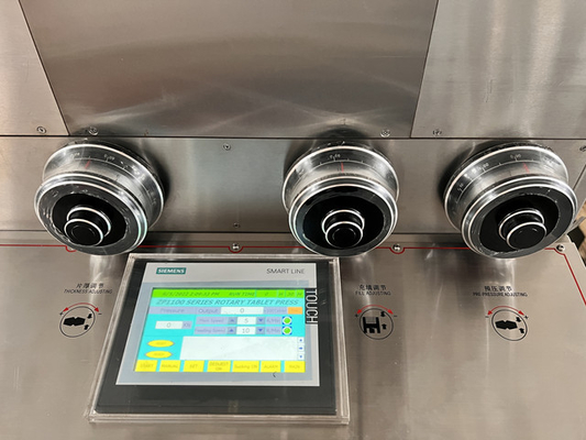 TIANHE Tablet Effervescent Force Feeder Tablet Kompresi Mesin Layar sentuh Sisi Tunggal pemasok