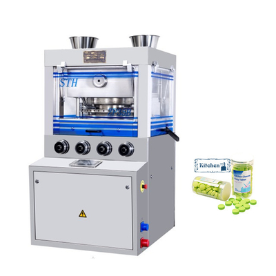 TIANHE Kecepatan Rotasi 36r / Min Farmasi Powder Press Machine Untuk Tablet Bulat pemasok