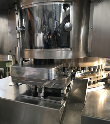 TIANHE Kecepatan Rotasi 36r / Min Farmasi Powder Press Machine Untuk Tablet Bulat pemasok