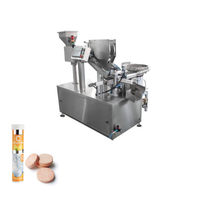 TIANHE Otomatis Plastik tabung pengisian Packing Machine Untuk Dia 20 - 25mm Tablet Effervescent pemasok