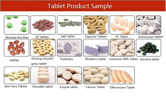 TIANHE 24 Stasiun D Punch Effervescent Pill Tablet Kompresi Mesin Untuk Suplemen Makanan pemasok