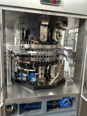 Tianhe GZPK-45 High Speed Tablet Press dengan 45 Stasiun 378000 PCS/H Kapasitas Produksi dan 11kW Daya pemasok