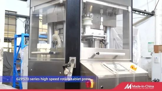 Kapasitas 596400 PCS/H Mesin Tablet Putar Kecepatan Tinggi dengan PLC Otomatis dan Layanan Online 24 Jam pemasok