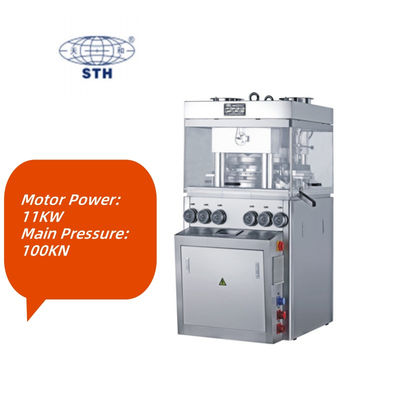 GZP55 High Speed Rotary Tablet Press Machine with 100kN Main Pressure 20kN Pre-Pressure and 396000PCS/H Production Capacity pemasok