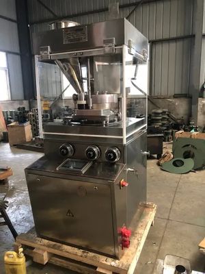 50 Stasiun Rotary Tablet Press Kapasitas Tinggi dengan Output 195000 PCS/H dan Dukungan Online 24 jam pemasok