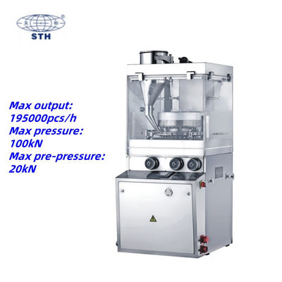 50 Stations High Capacity Rotary Tablet Press with 195000 PCS/H Output and 24h Online Support pemasok