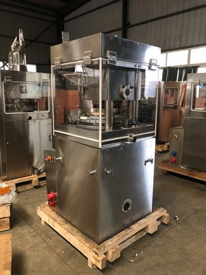 50 Stasiun Rotary Tablet Press Kapasitas Tinggi dengan Output 195000 PCS/H dan Dukungan Online 24 jam pemasok