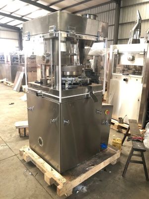 50 Stasiun Rotary Tablet Press Kapasitas Tinggi dengan Output 195000 PCS/H dan Dukungan Online 24 jam pemasok