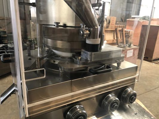 50 Stasiun Rotary Tablet Press Kapasitas Tinggi dengan Output 195000 PCS/H dan Dukungan Online 24 jam pemasok