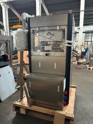 25mm Tablet Automatic Rotary Tablet Press Machine with 100kN Pressure and 40r/min Turret Speed pemasok