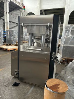 GMP 21 CFR Part 11 High Speed Tablet Press dengan 61 Stasiun dan Kapasitas 439200 PCS/H untuk Industri Farmasi pemasok