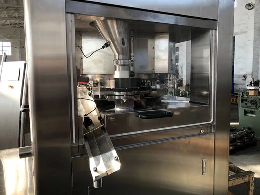 Percetakan Tablet Rotary Kecepatan Tinggi dengan Kapasitas 529200 PCS/H Diameter Tablet 18 mm dan Kontrol Otomatis pemasok