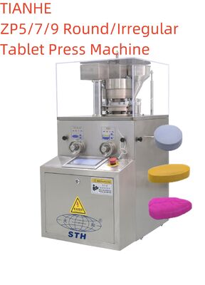 TIANHE Touch Screen Control GMP Design Stainless Steel Lab Tablet Press Machine for Pharmaceutical and Chemical Industries pemasok