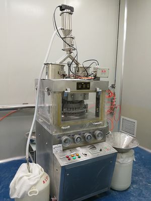 TIANHE Force Feeder 80KN 8mm Roun Bentuk Tablet Kompresi Mesin Untuk Pertanian pemasok