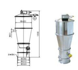 Tianhe 0,6mpa 1440l/min ss vakum pneumatik konveyor 3000kg/jam pemasok