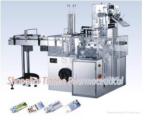 TIANHE Tablet Farmasi Listrik Mesin Kartoner Otomatis pemasok