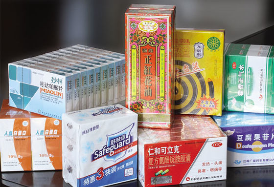 TIANHE Perfume Box Cellophane Membungkus Farmasi Mesin Kemasan kotak obat pemasok