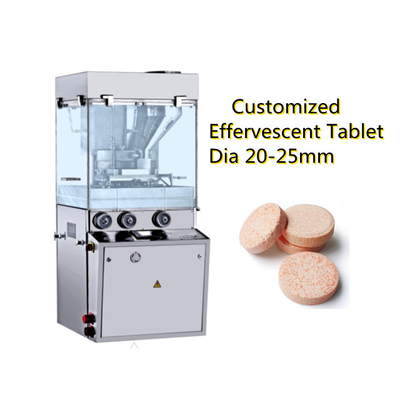 TIANHE 20-25mm Disesuaikan Rasa Buah Effervescent Rotary Tablet Press Machine pemasok